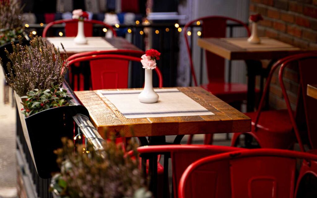 restaurant patio